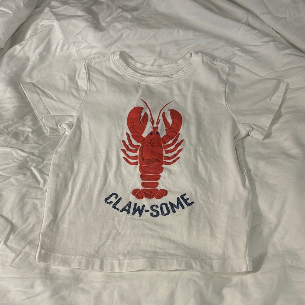 Tommy Bahama Kids White T-Shirt with Red Lobster
